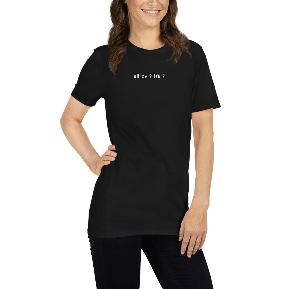 T-shirt unisexe Slt cv tfk - Sedurro