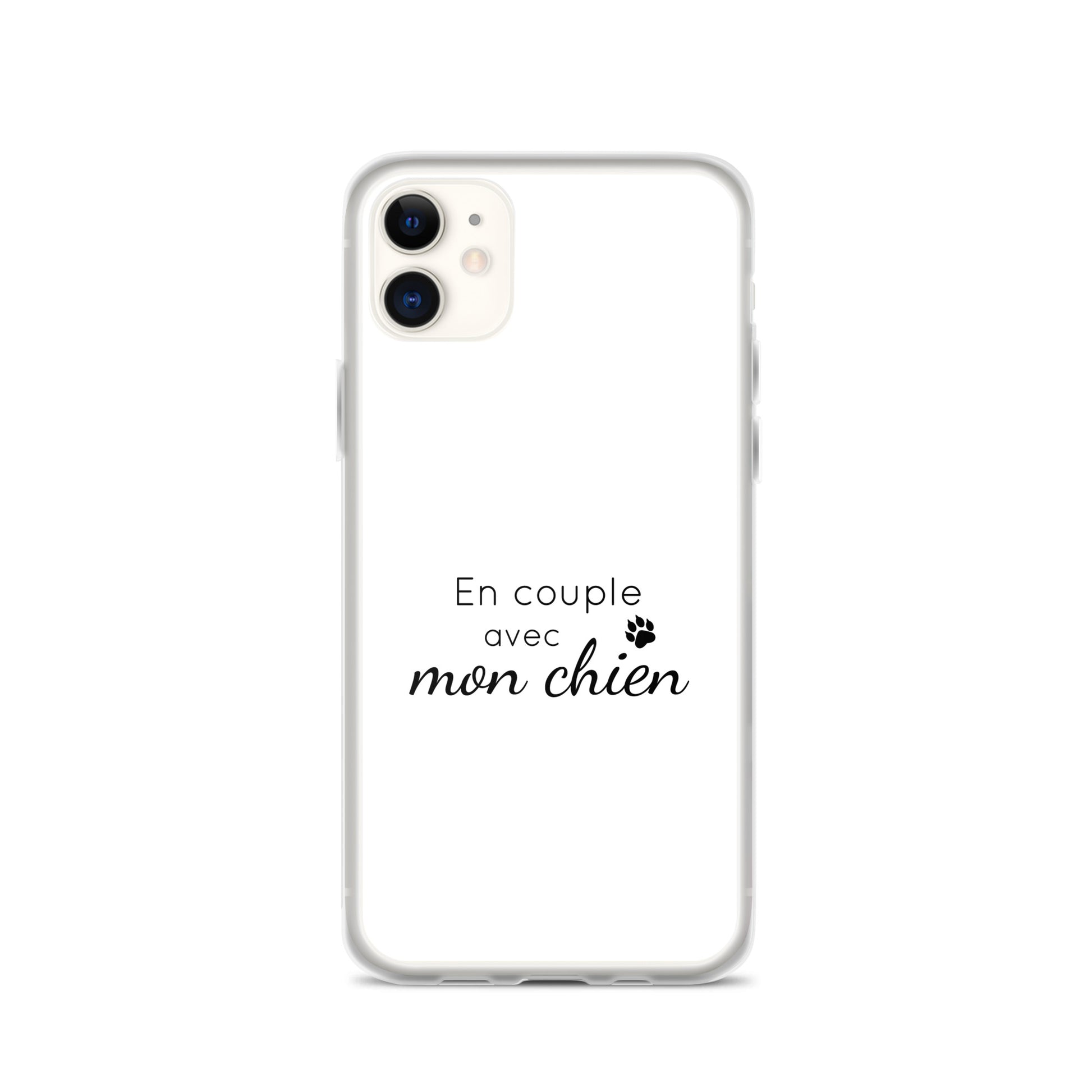 Coque iPhone En couple avec mon chien - Sedurro