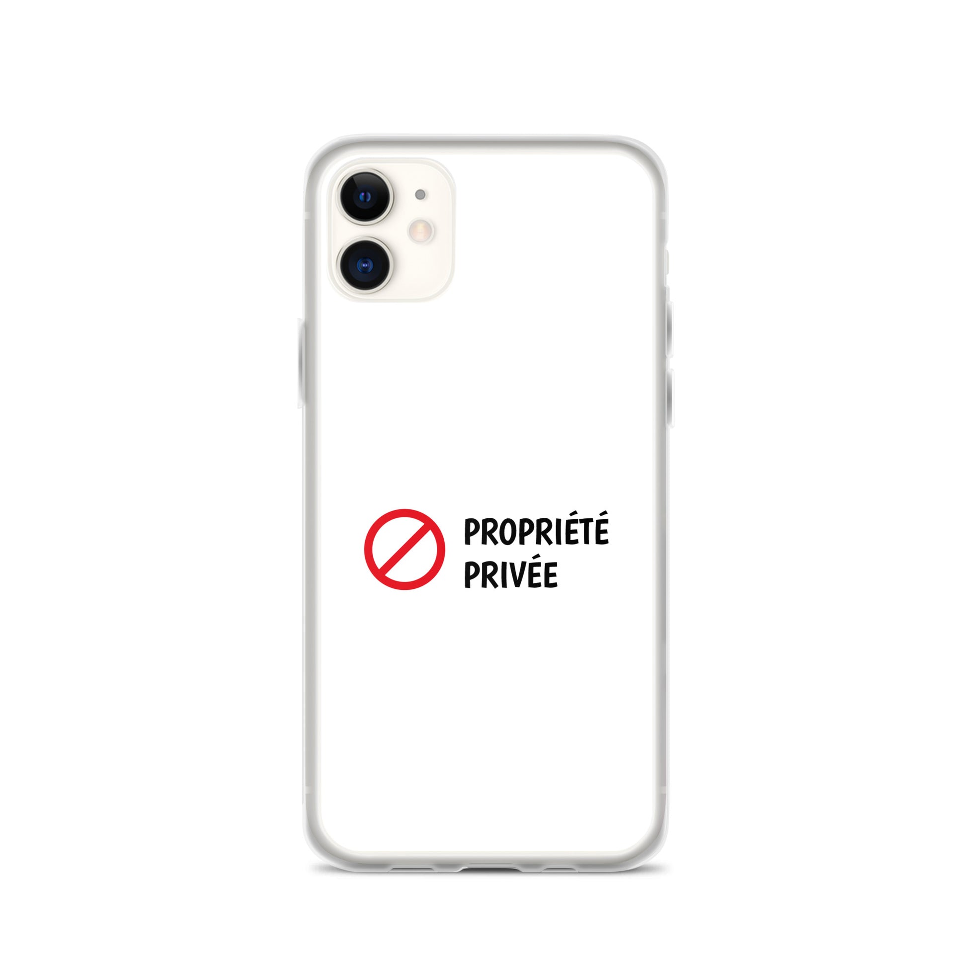 Coque iPhone Propriété privée - Sedurro