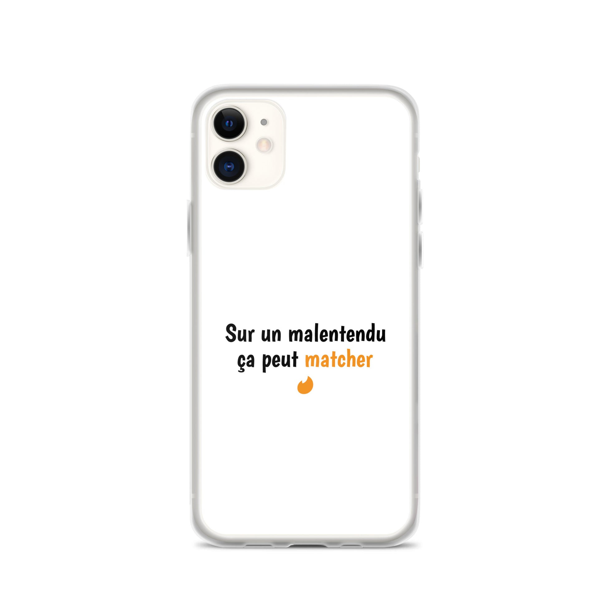 Coque iPhone Sur un malentendu ça peut matcher - Sedurro