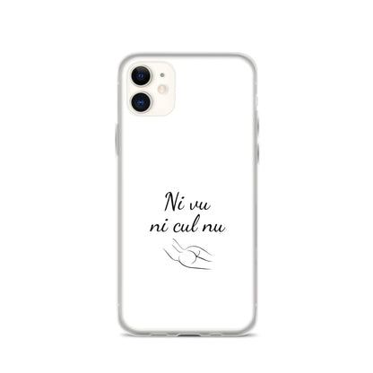 Coque iPhone Ni vu ni cul nu - Sedurro