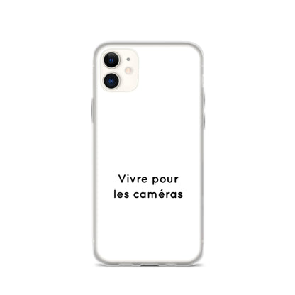 Coque iPhone Vivre pour les caméras - Sedurro