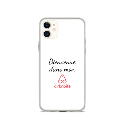 Coque iPhone Bienvenue dans mon airbnbite - Sedurro