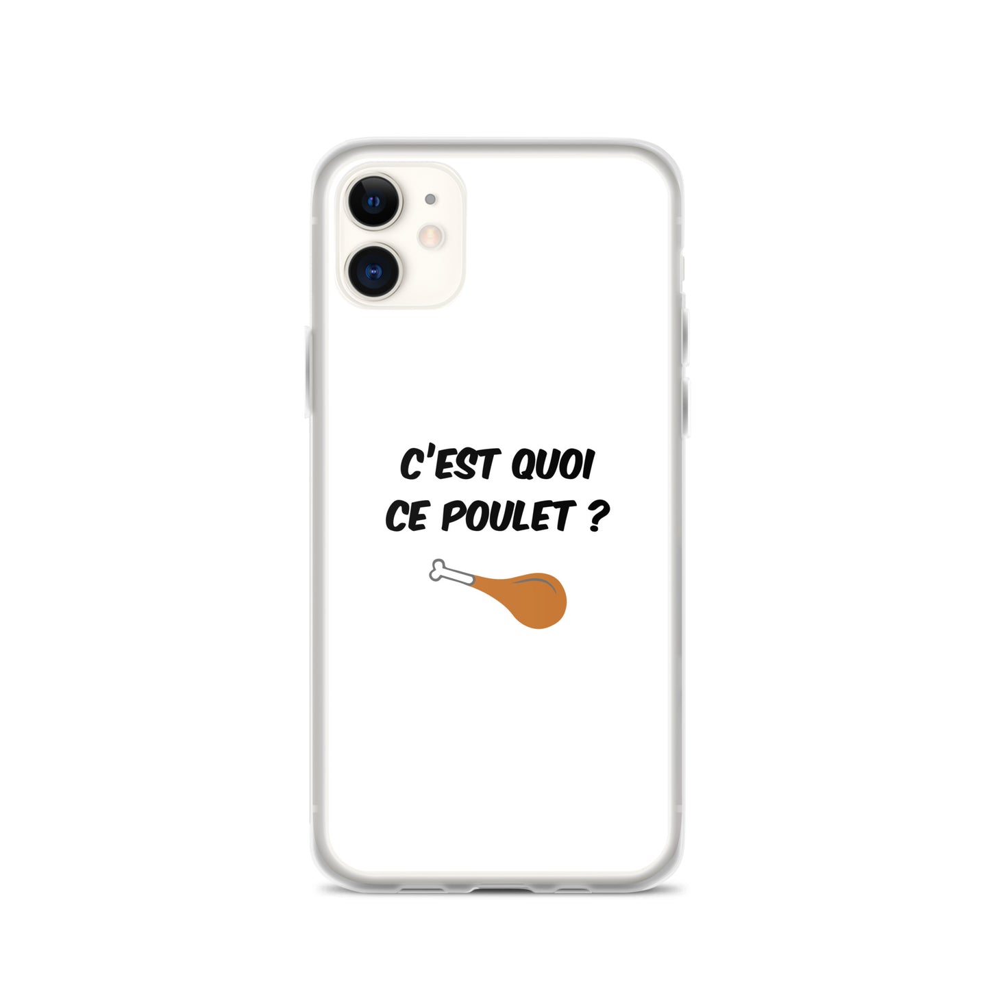 Coque iPhone C'est quoi ce poulet - Sedurro