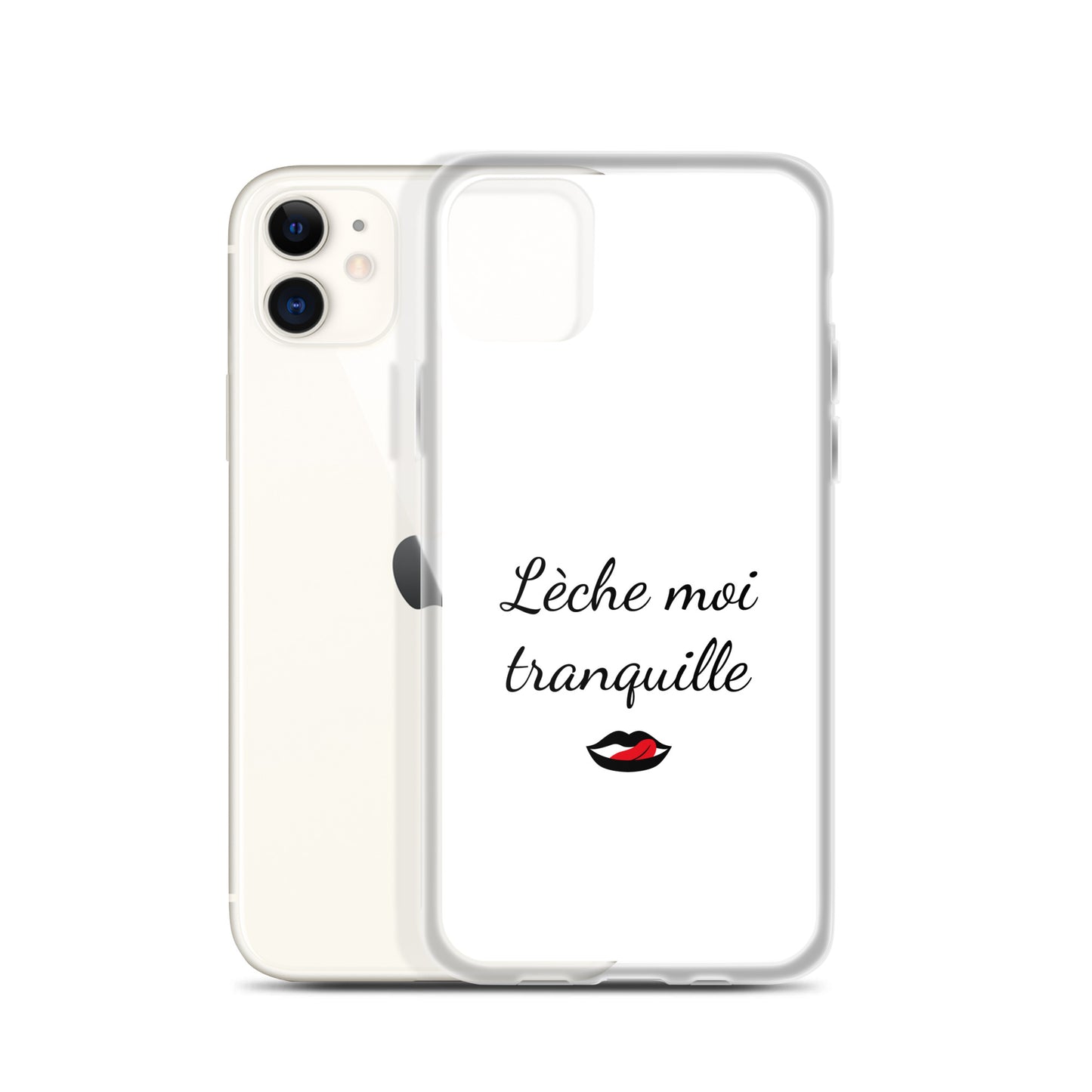 Coque iPhone Lèche moi tranquille - Sedurro