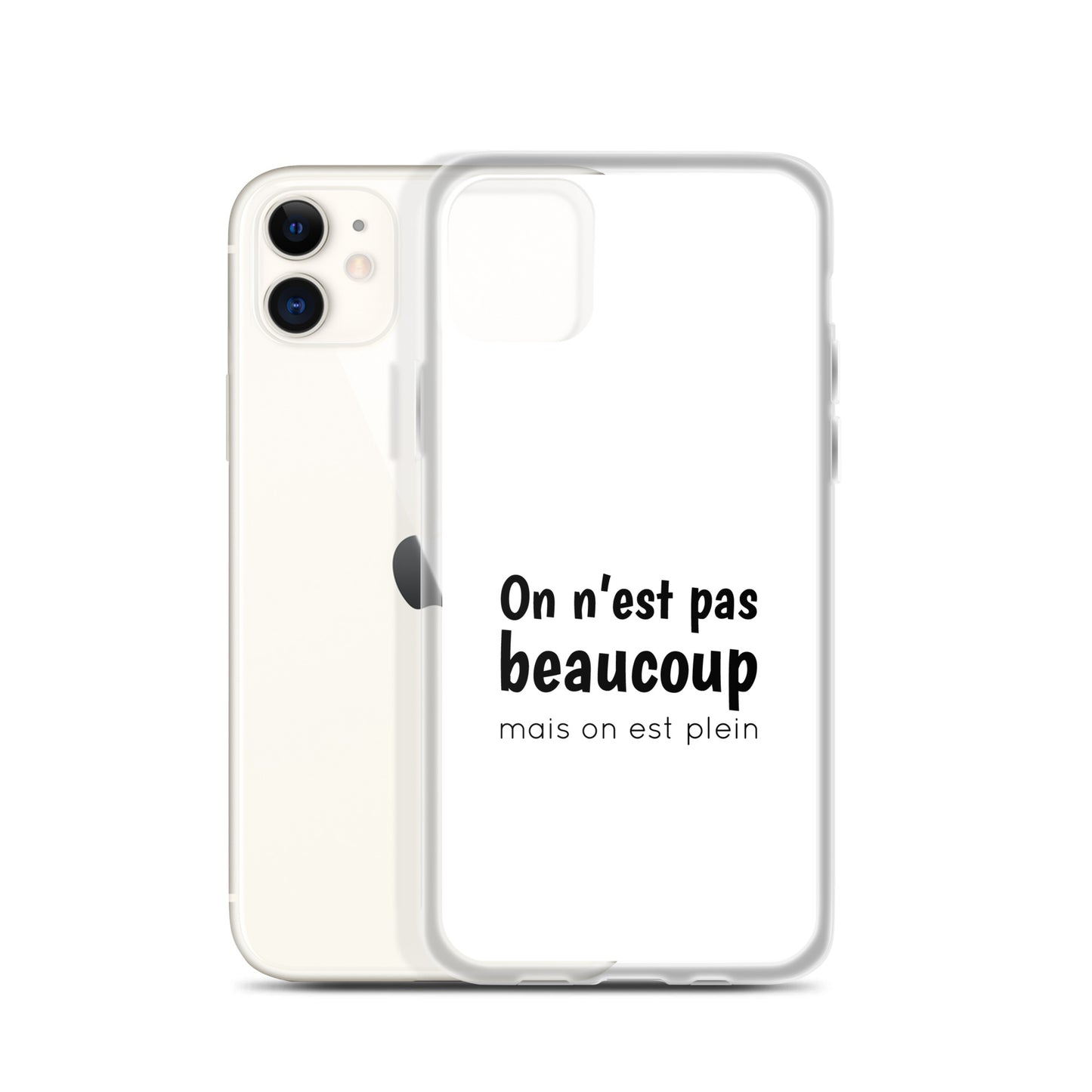 Coque iPhone On n'est pas beaucoup mais on est plein - Sedurro