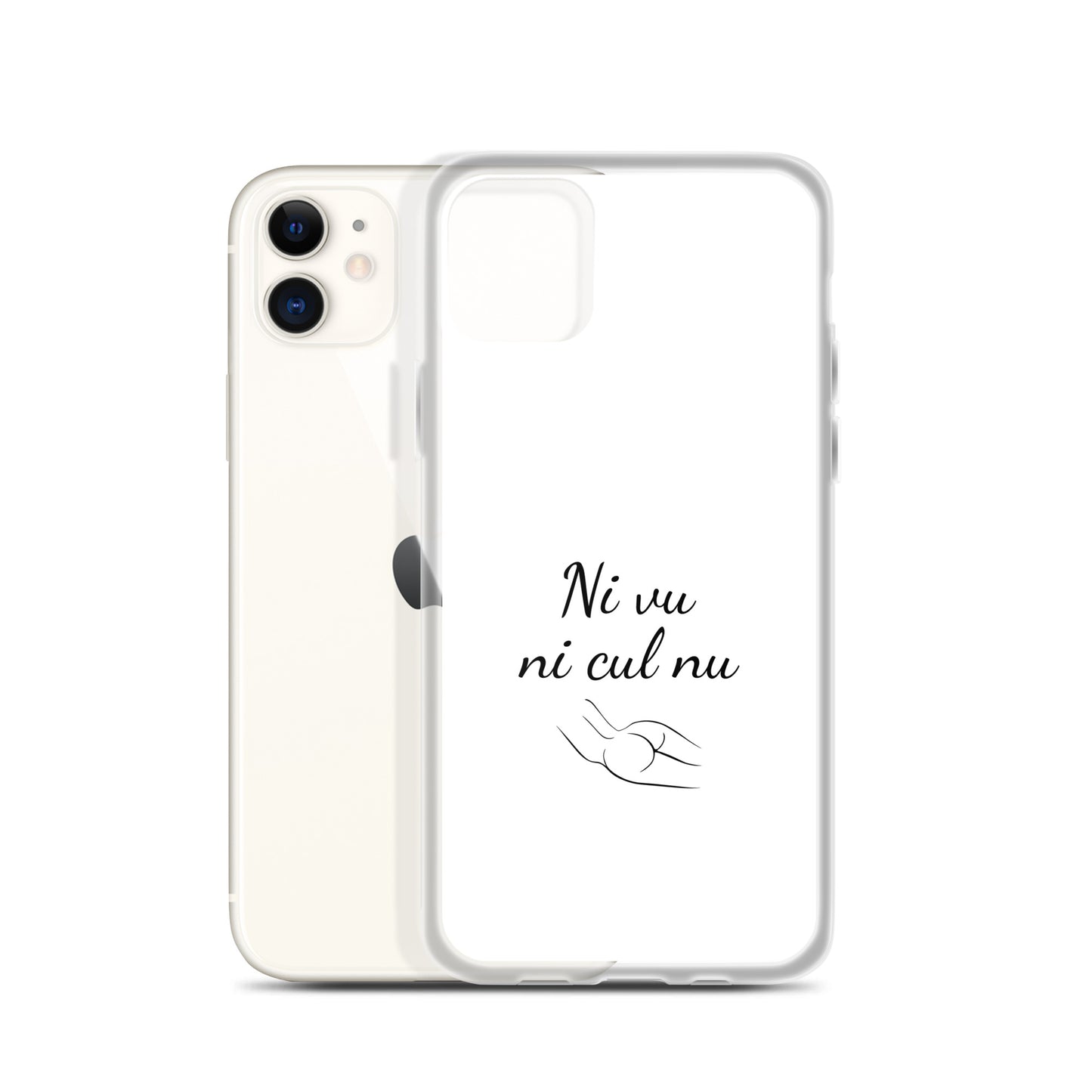 Coque iPhone Ni vu ni cul nu - Sedurro