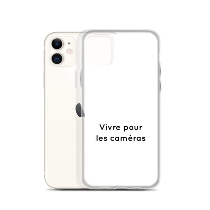 Coque iPhone Vivre pour les caméras - Sedurro