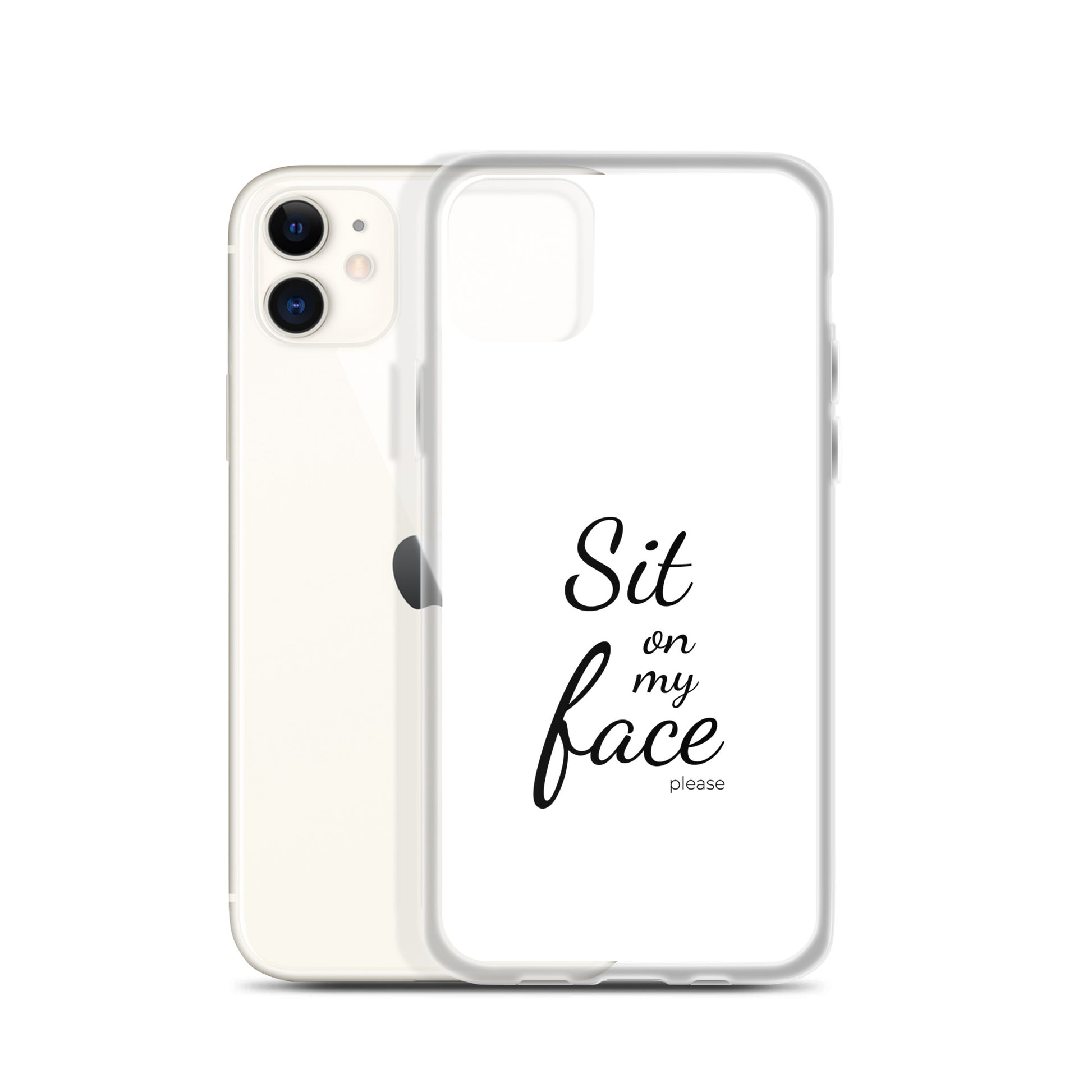 Coque iPhone Sit on my face please - Sedurro