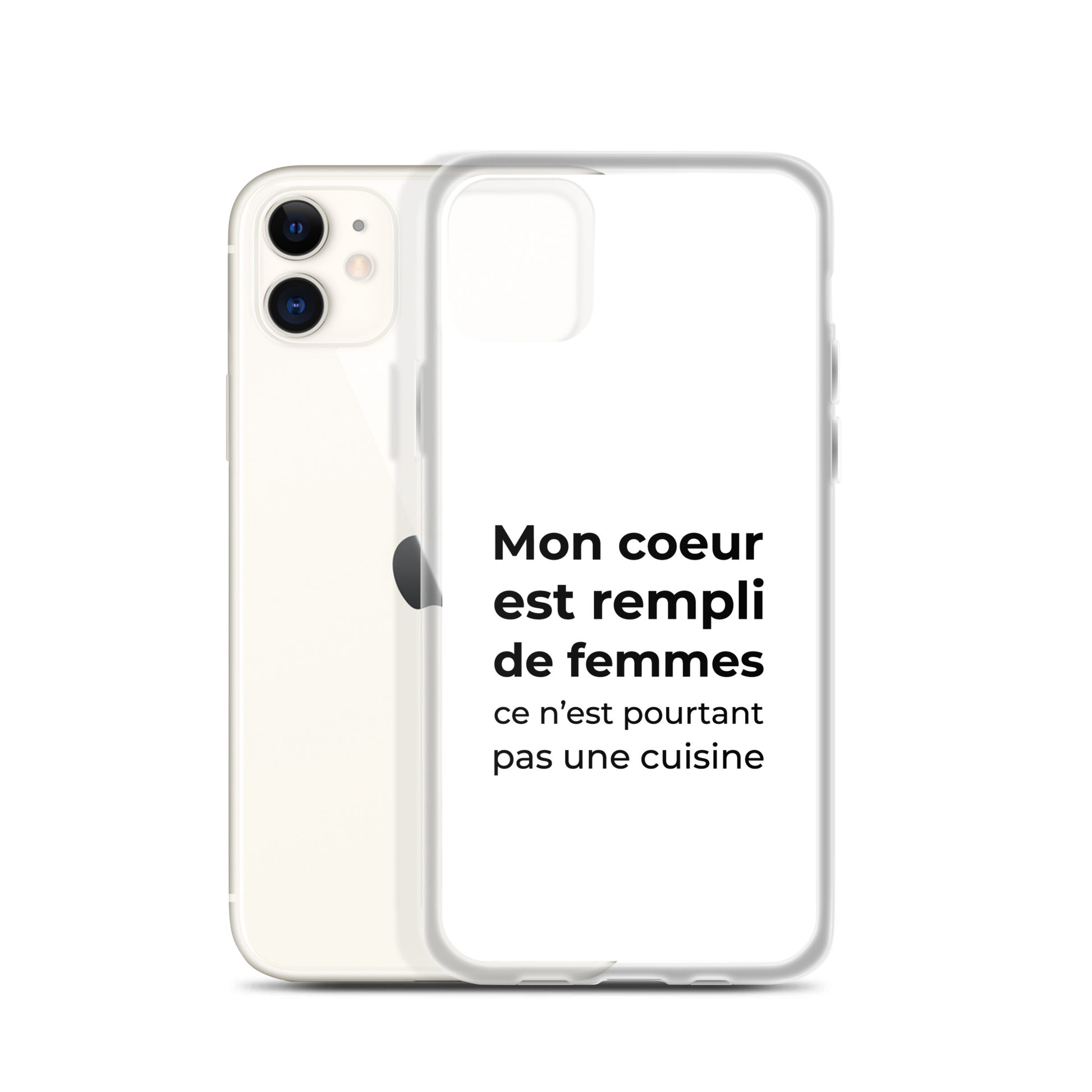 Coque iPhone Mon cœur est rempli de femmes ce n'est pourtant pas une cuisine Sedurro