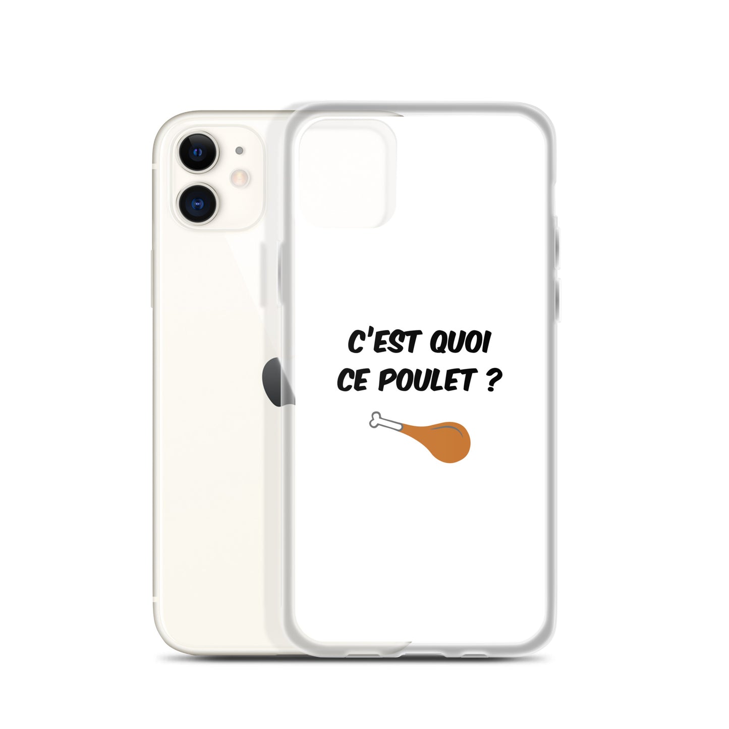 Coque iPhone C'est quoi ce poulet - Sedurro