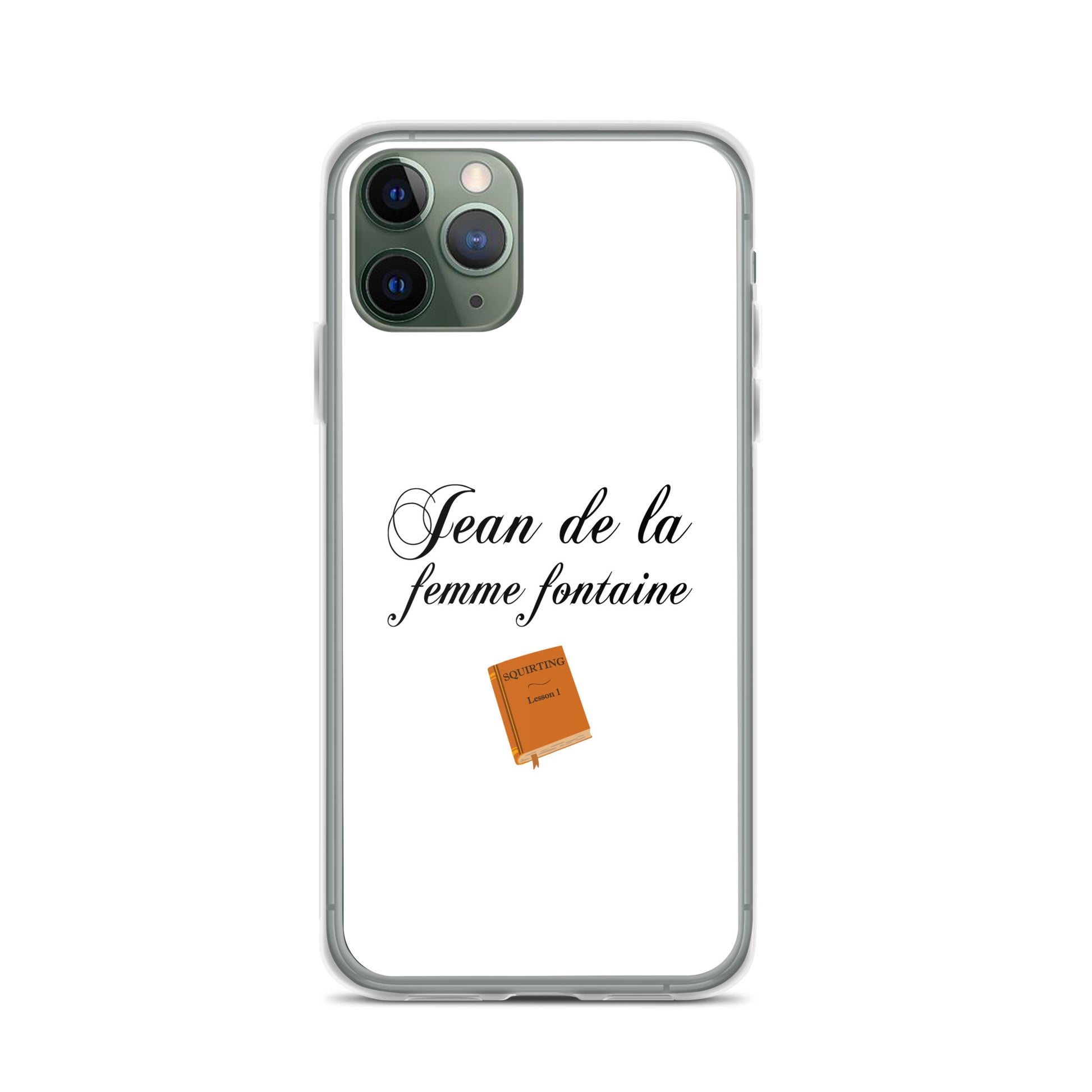 Coque iPhone Jean de la femme fontaine - Sedurro