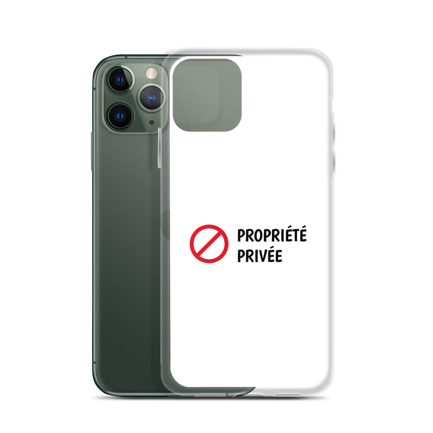 Coque iPhone Propriété privée - Sedurro