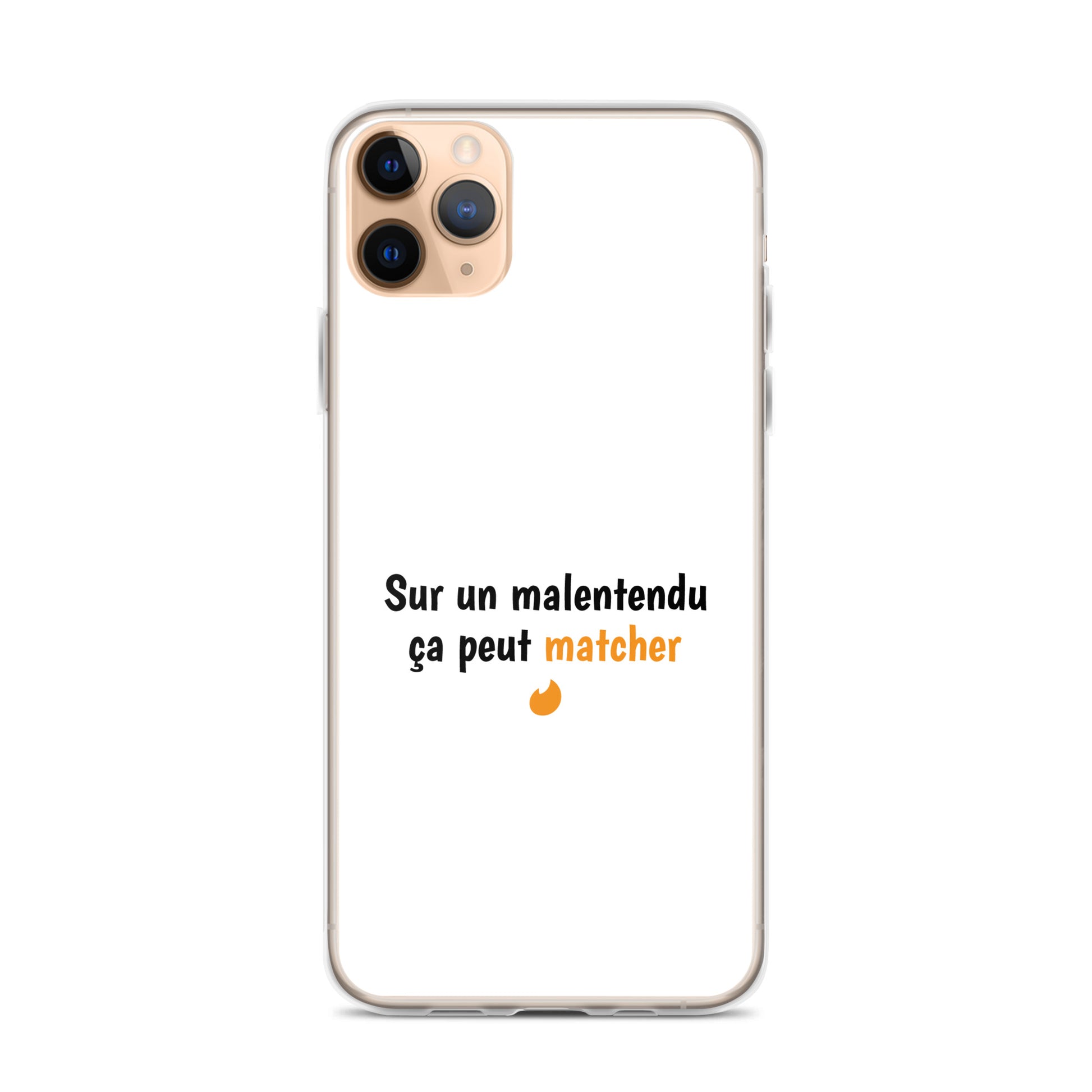 Coque iPhone Sur un malentendu ça peut matcher - Sedurro