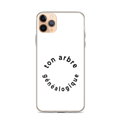 Coque iPhone Ton arbre généalogique en forme de cercle - Sedurro