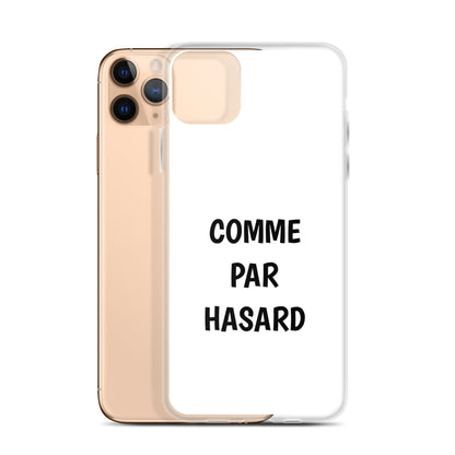 Coque iPhone Comme par hasard - Sedurro