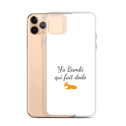 Coque iPhone Y'a bambi qui fait dodo - Sedurro