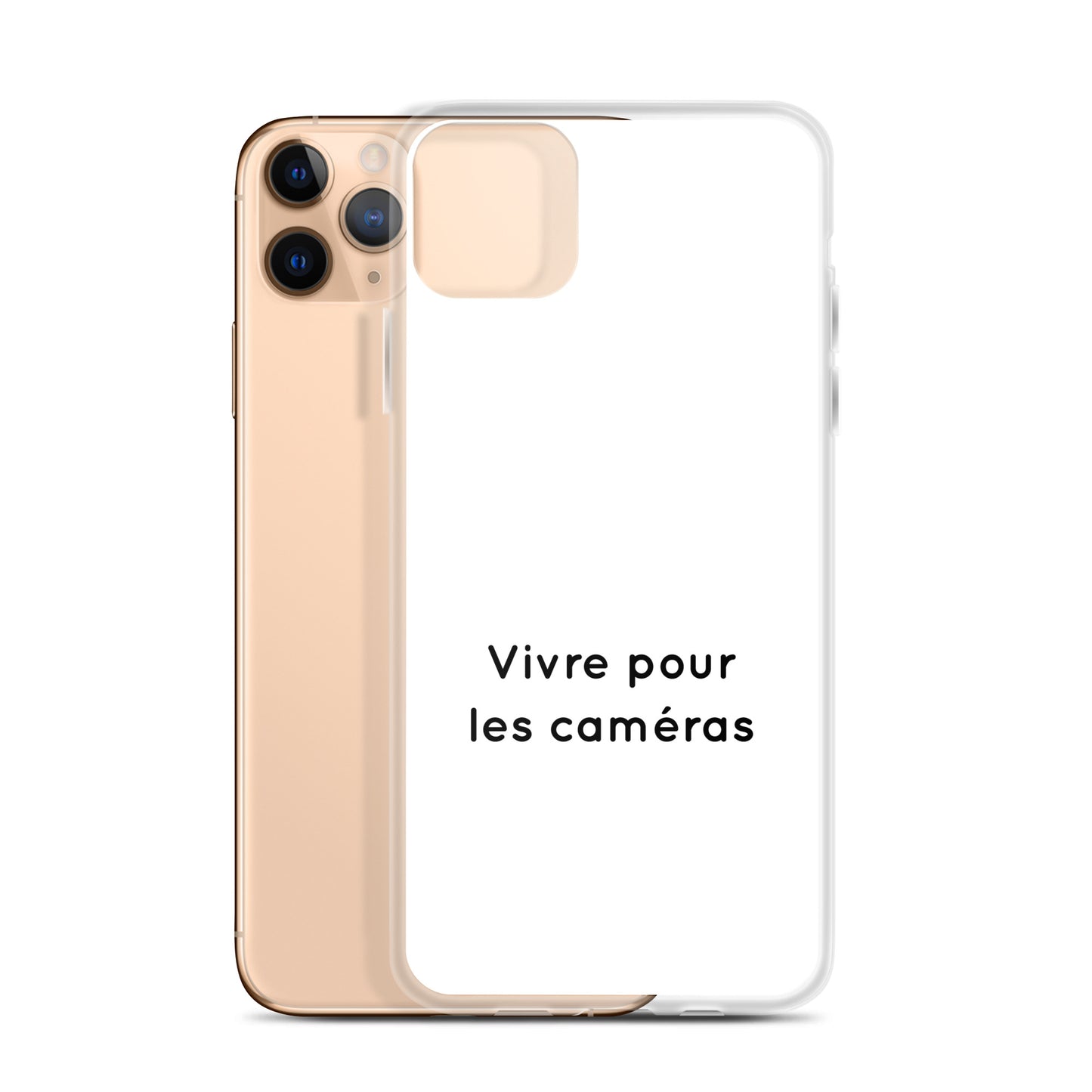 Coque iPhone Vivre pour les caméras - Sedurro