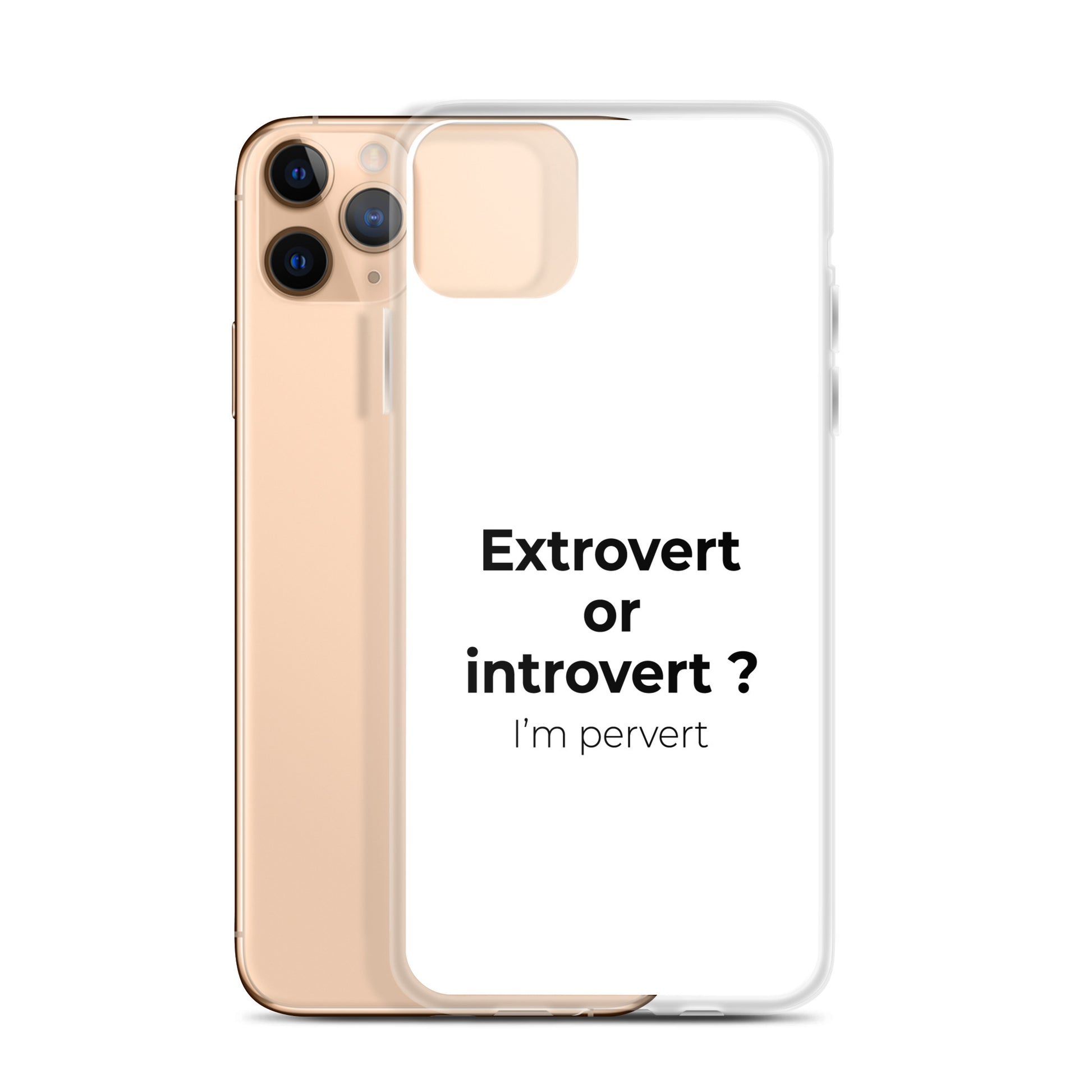 Coque iPhone Extrovert or introvert ? I'm pervert - Sedurro