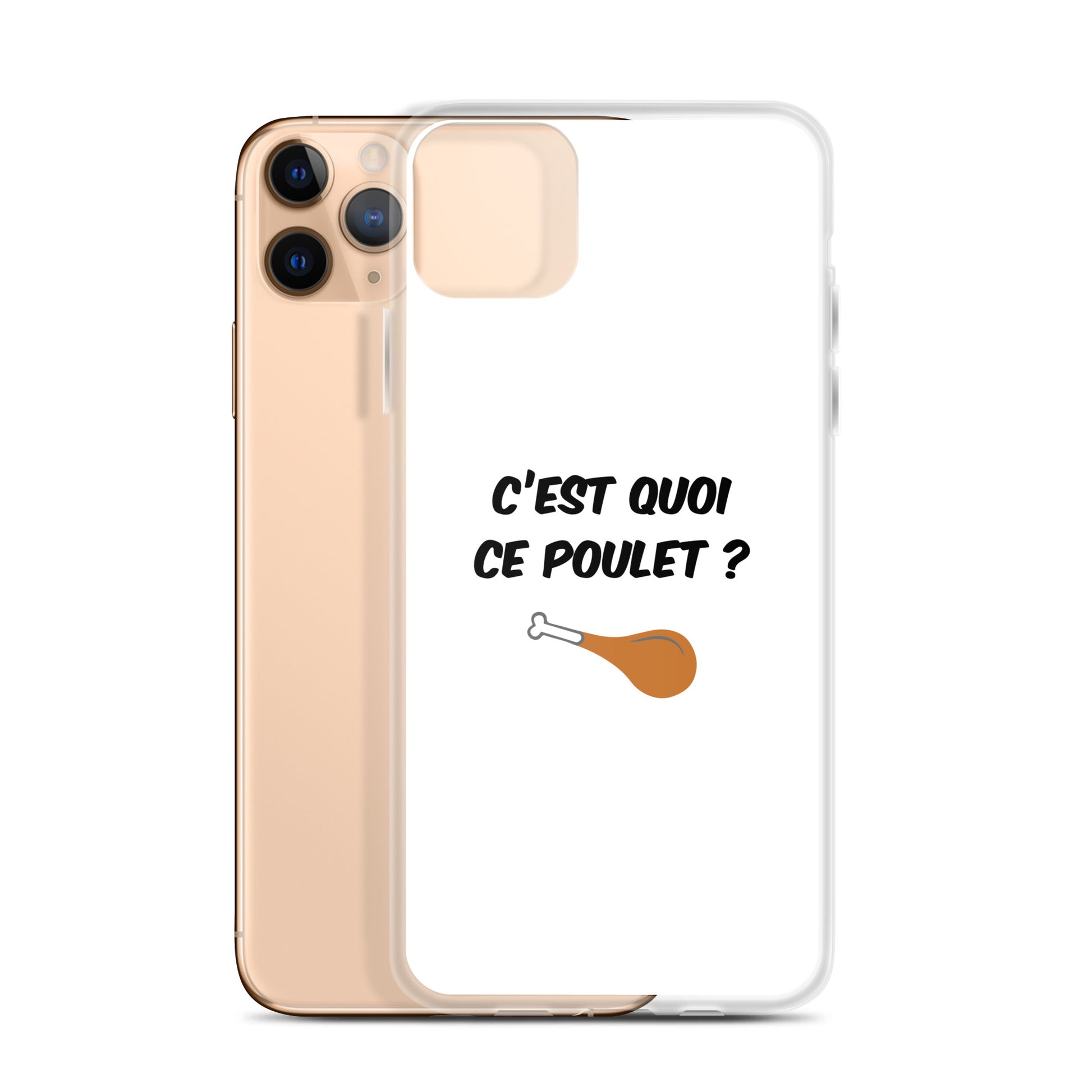 Coque iPhone C'est quoi ce poulet - Sedurro