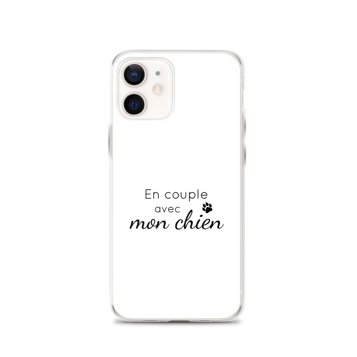 Coque iPhone En couple avec mon chien - Sedurro