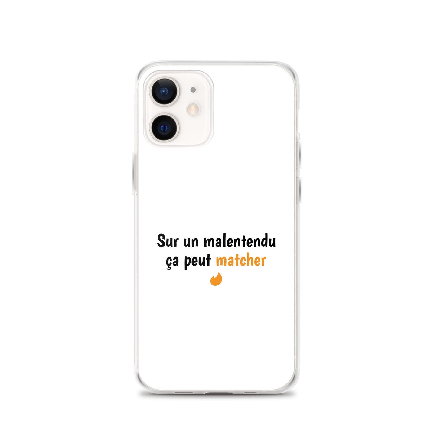 Coque iPhone Sur un malentendu ça peut matcher - Sedurro