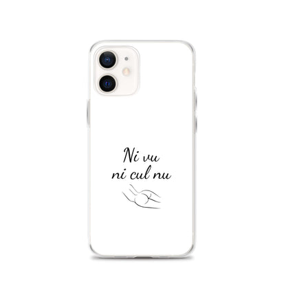 Coque iPhone Ni vu ni cul nu - Sedurro