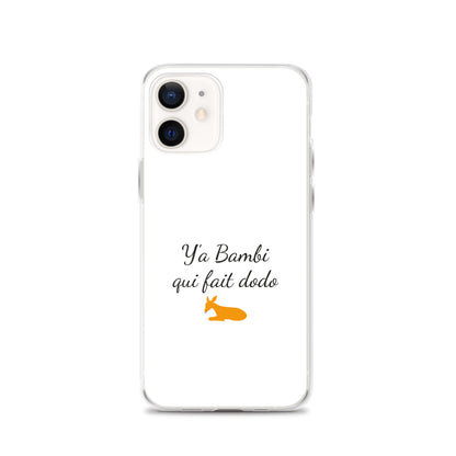 Coque iPhone Y'a bambi qui fait dodo - Sedurro