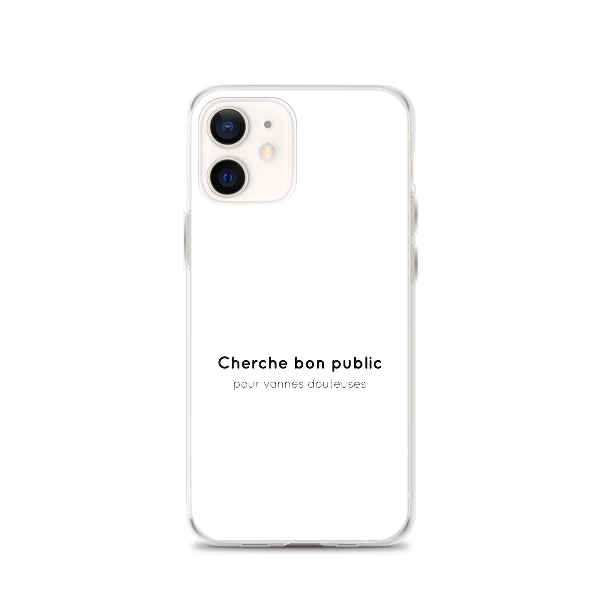 Coque iPhone Cherche bon public pour vannes douteuses - Sedurro