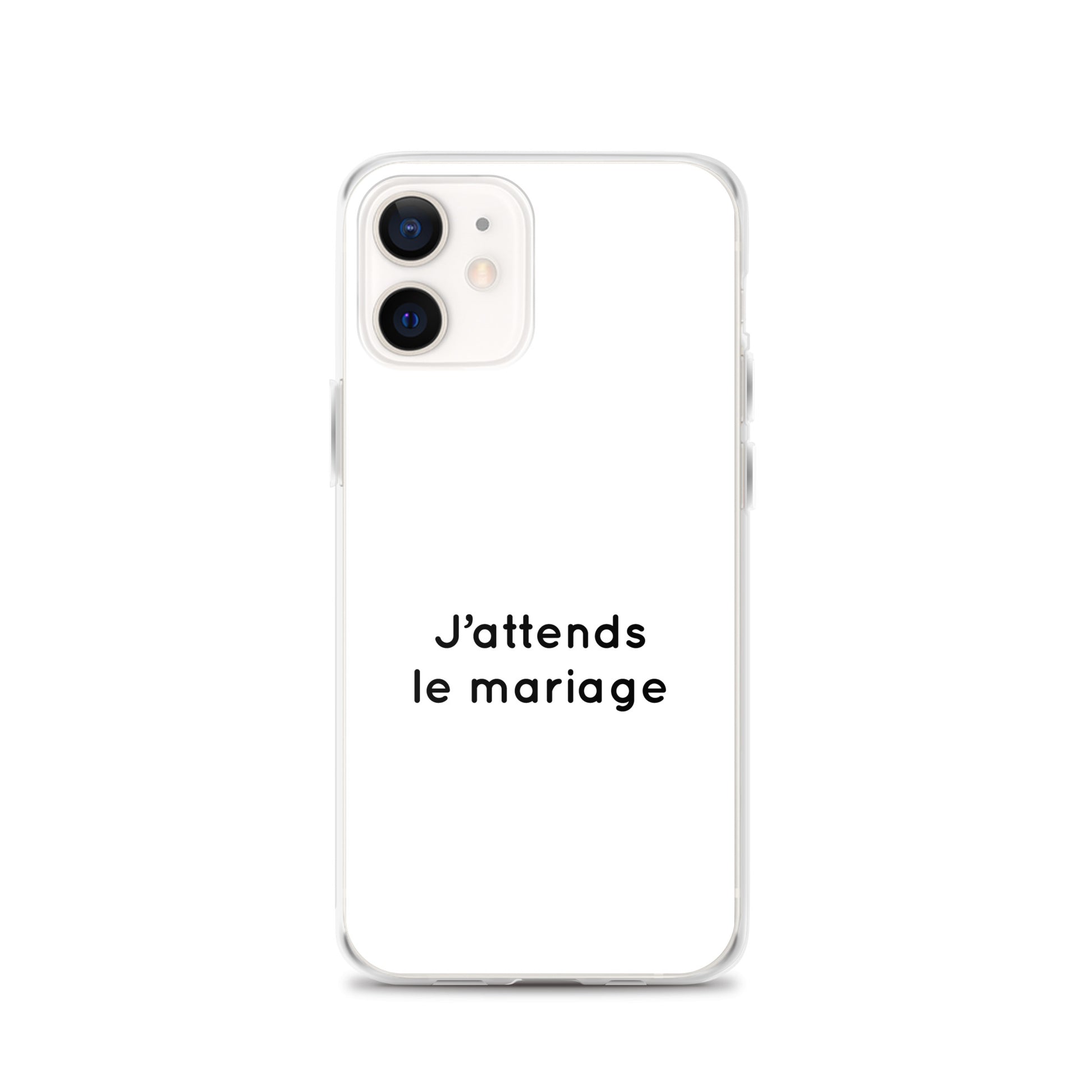 Coque iPhone J'attends le mariage - Sedurro