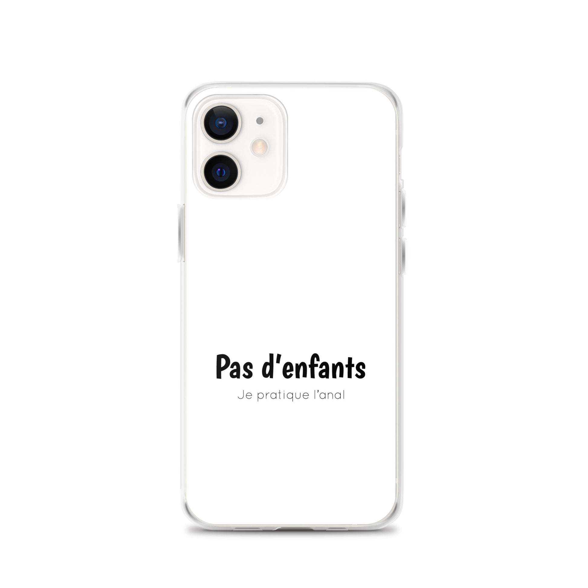 Coque iPhone Pas d'enfants je pratique l'anal - Sedurro