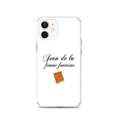 Coque iPhone Jean de la femme fontaine - Sedurro