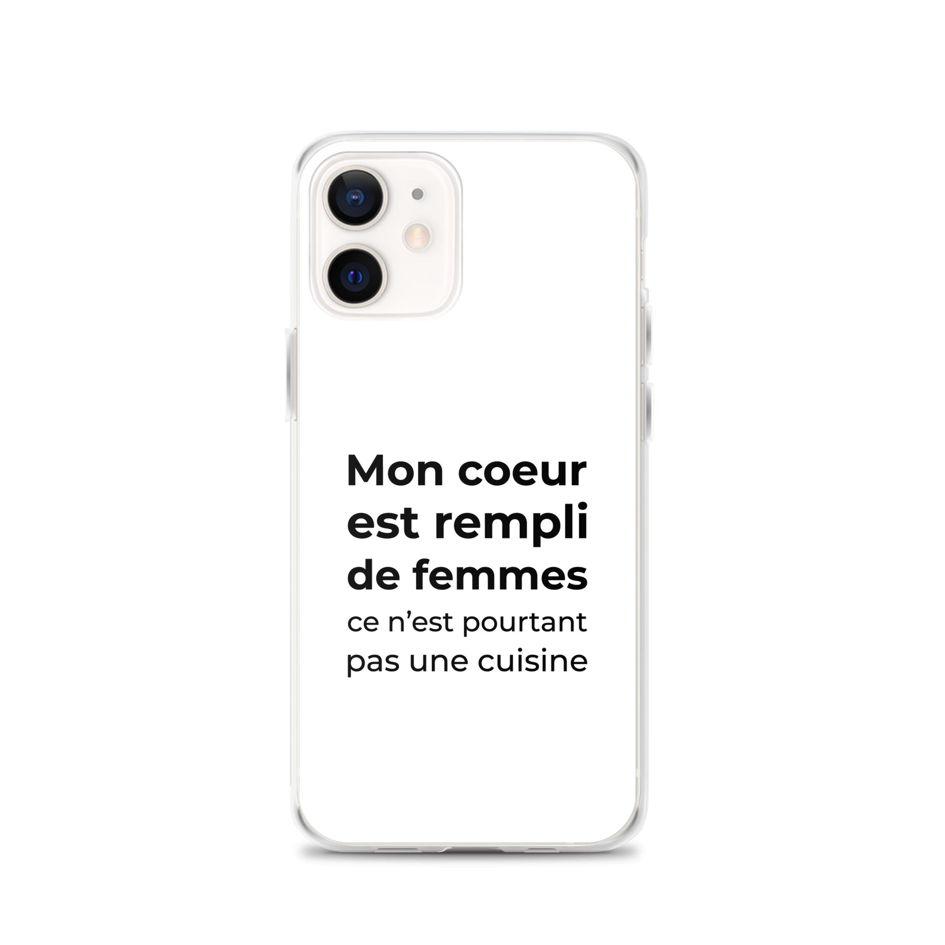 Coque iPhone Mon cœur est rempli de femmes ce n'est pourtant pas une cuisine Sedurro