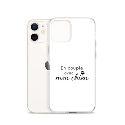 Coque iPhone En couple avec mon chien - Sedurro