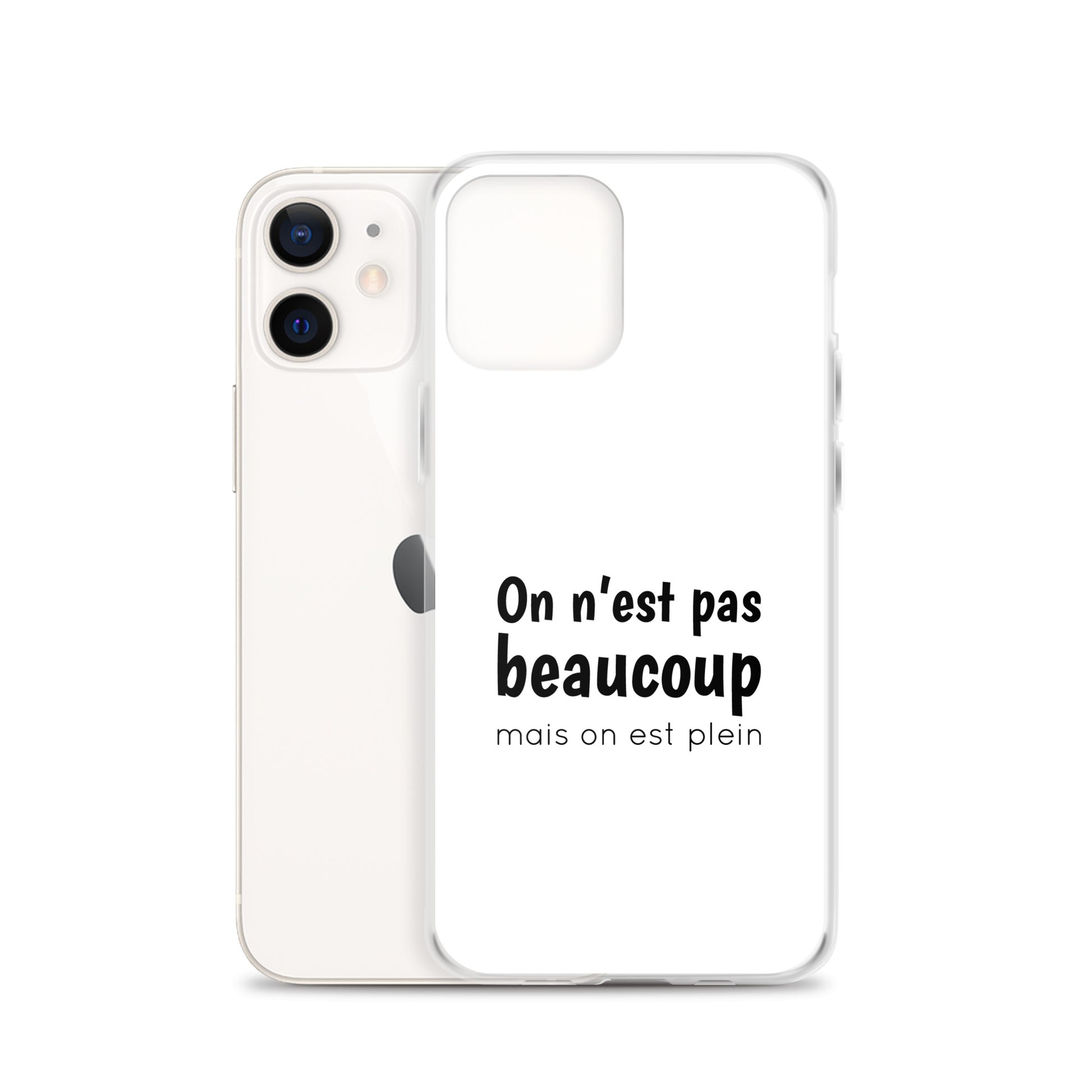 Coque iPhone On n'est pas beaucoup mais on est plein - Sedurro