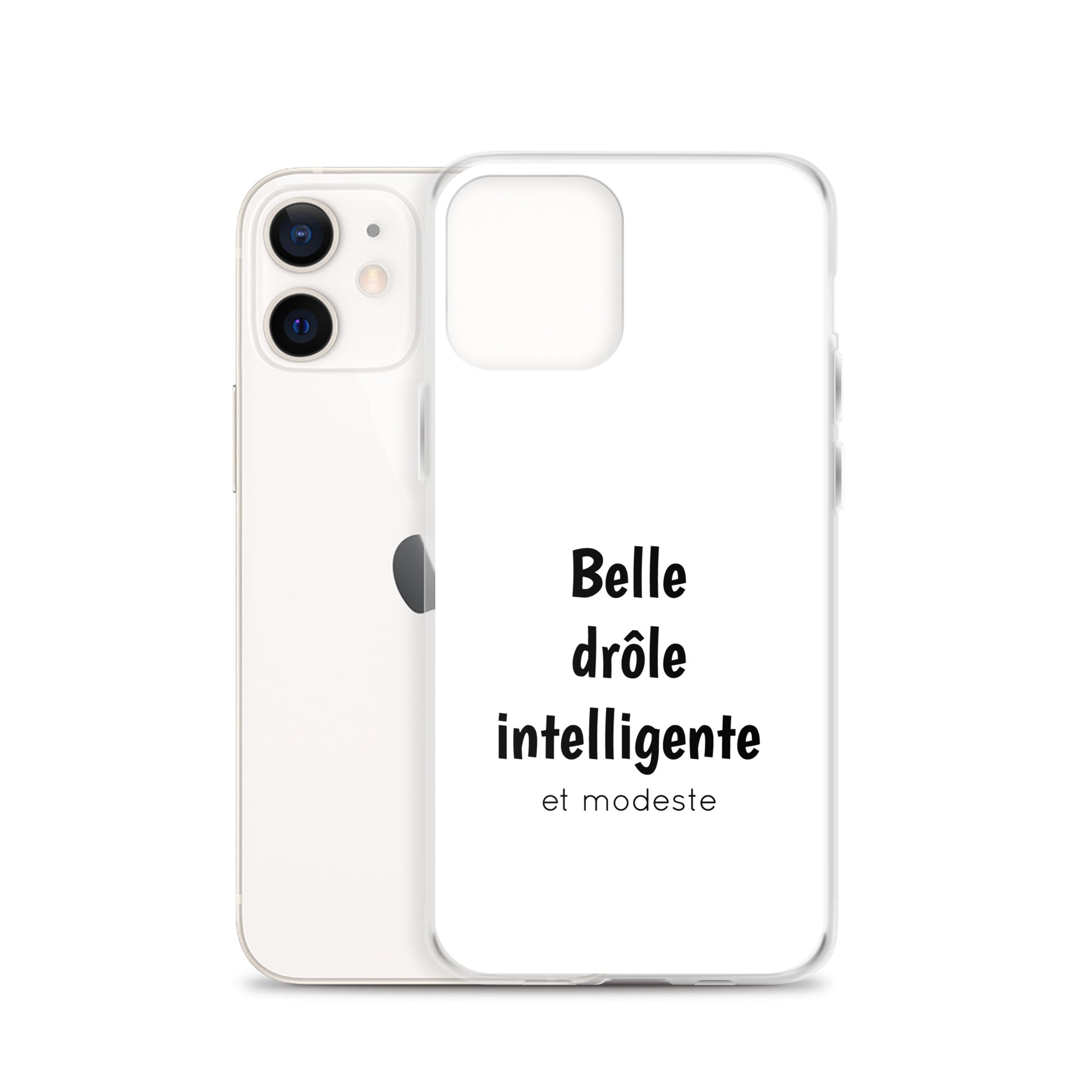 Coque iPhone Belle drôle intelligente et modeste - Sedurro