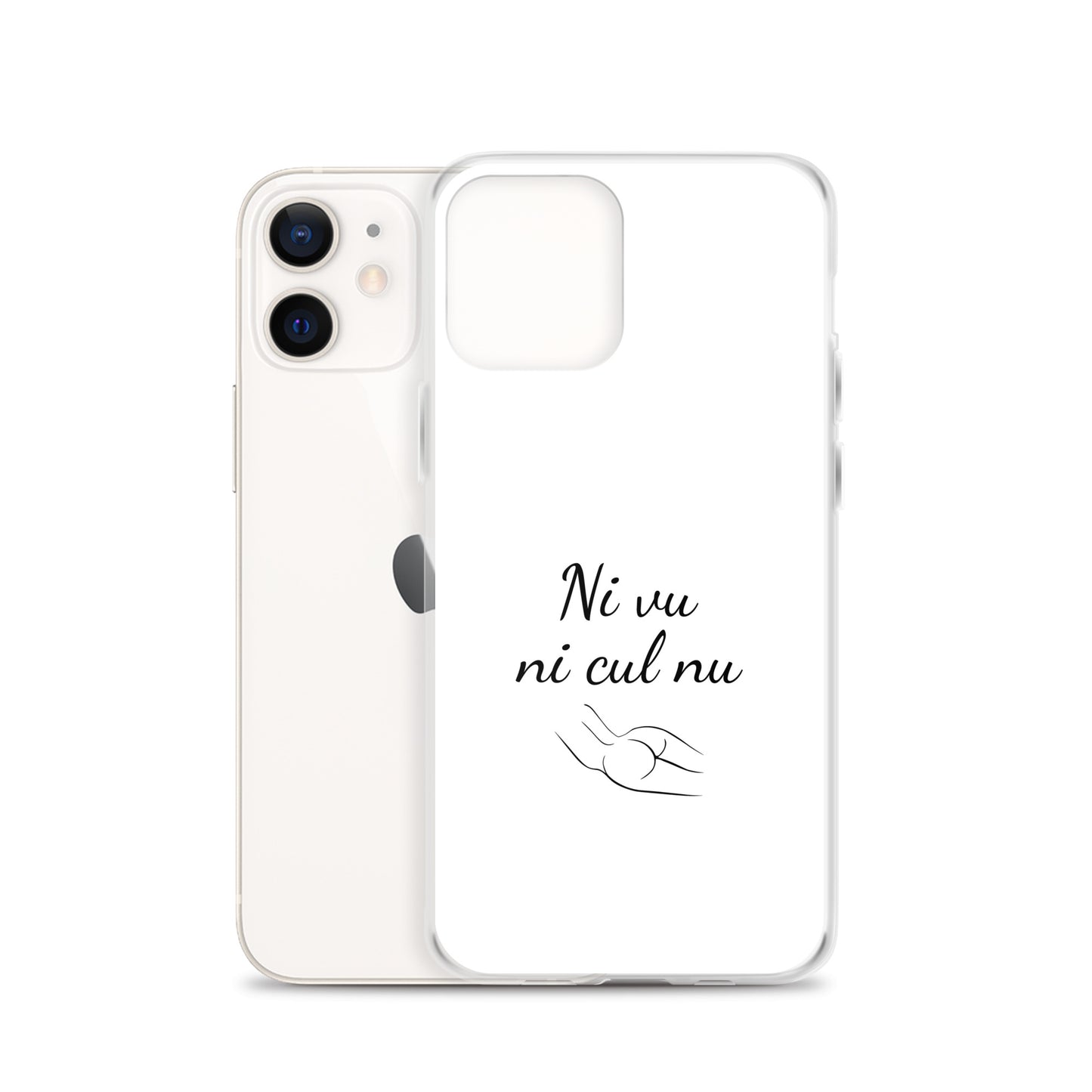 Coque iPhone Ni vu ni cul nu - Sedurro