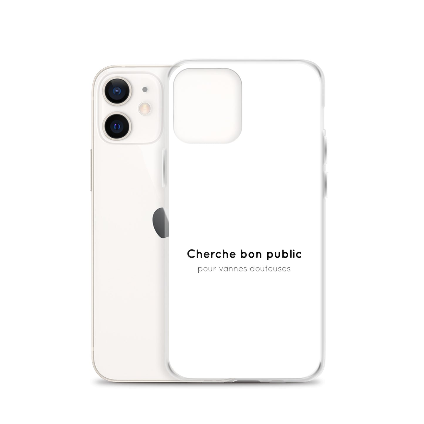 Coque iPhone Cherche bon public pour vannes douteuses - Sedurro