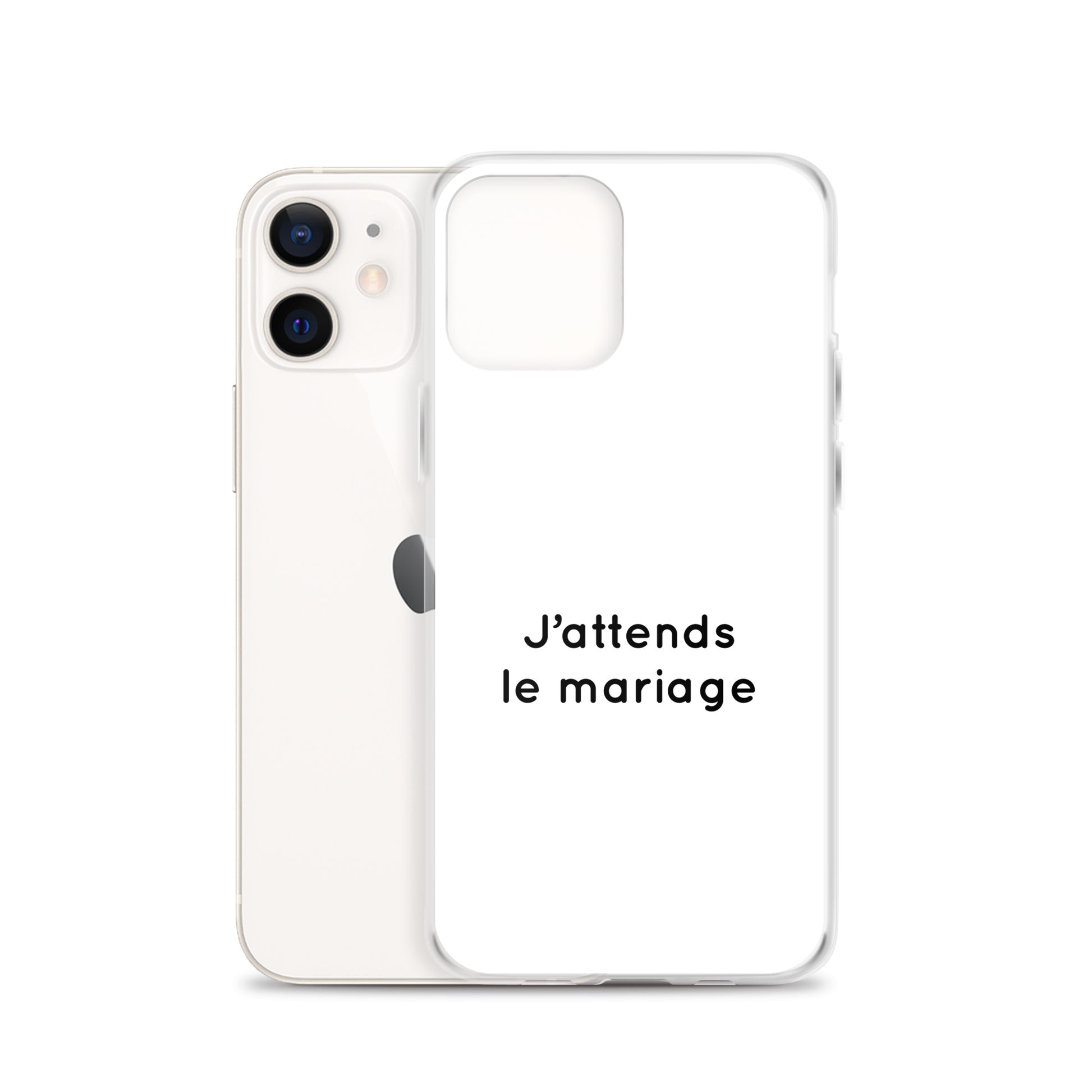 Coque iPhone J'attends le mariage - Sedurro