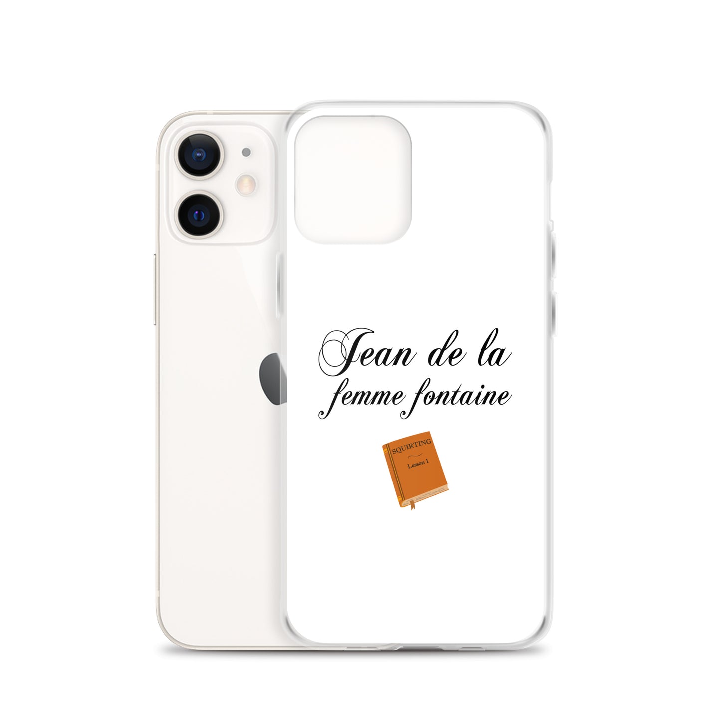 Coque iPhone Jean de la femme fontaine - Sedurro