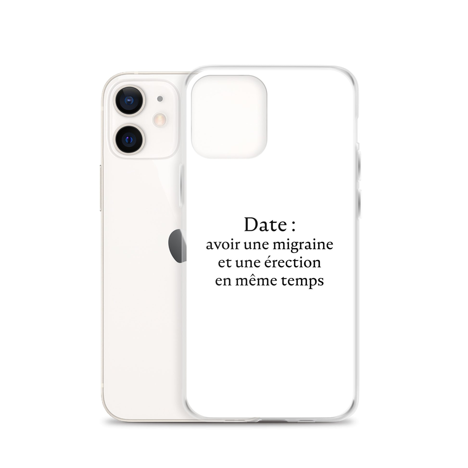 Coque iPhone Date avoir une migraine et une érection en même temps - Sedurro