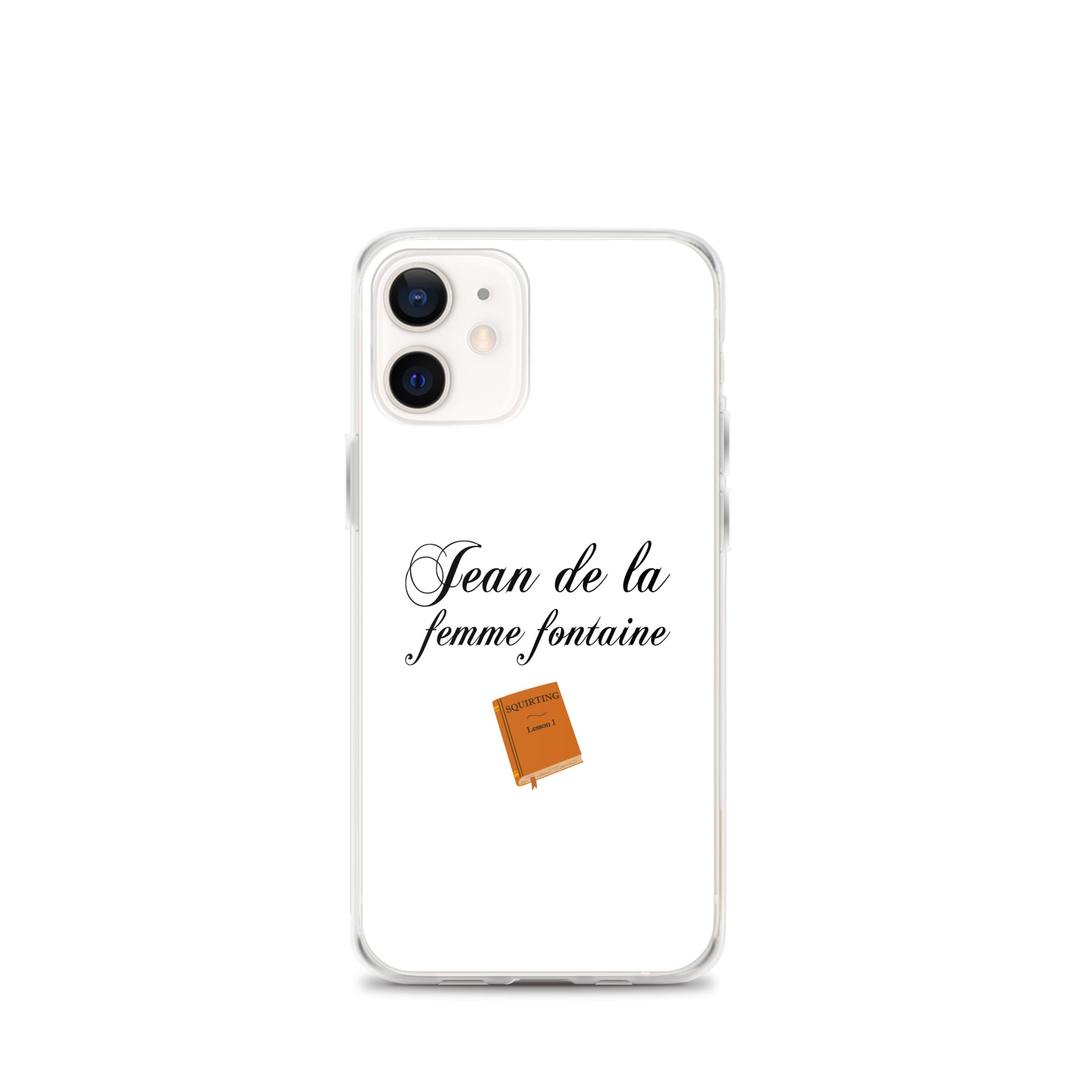 Coque iPhone Jean de la femme fontaine - Sedurro