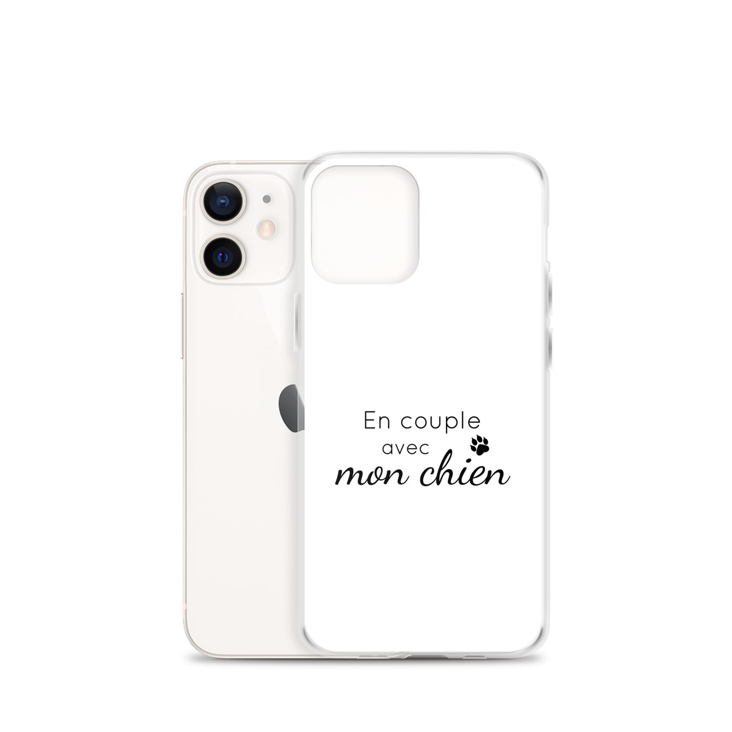 Coque iPhone En couple avec mon chien - Sedurro