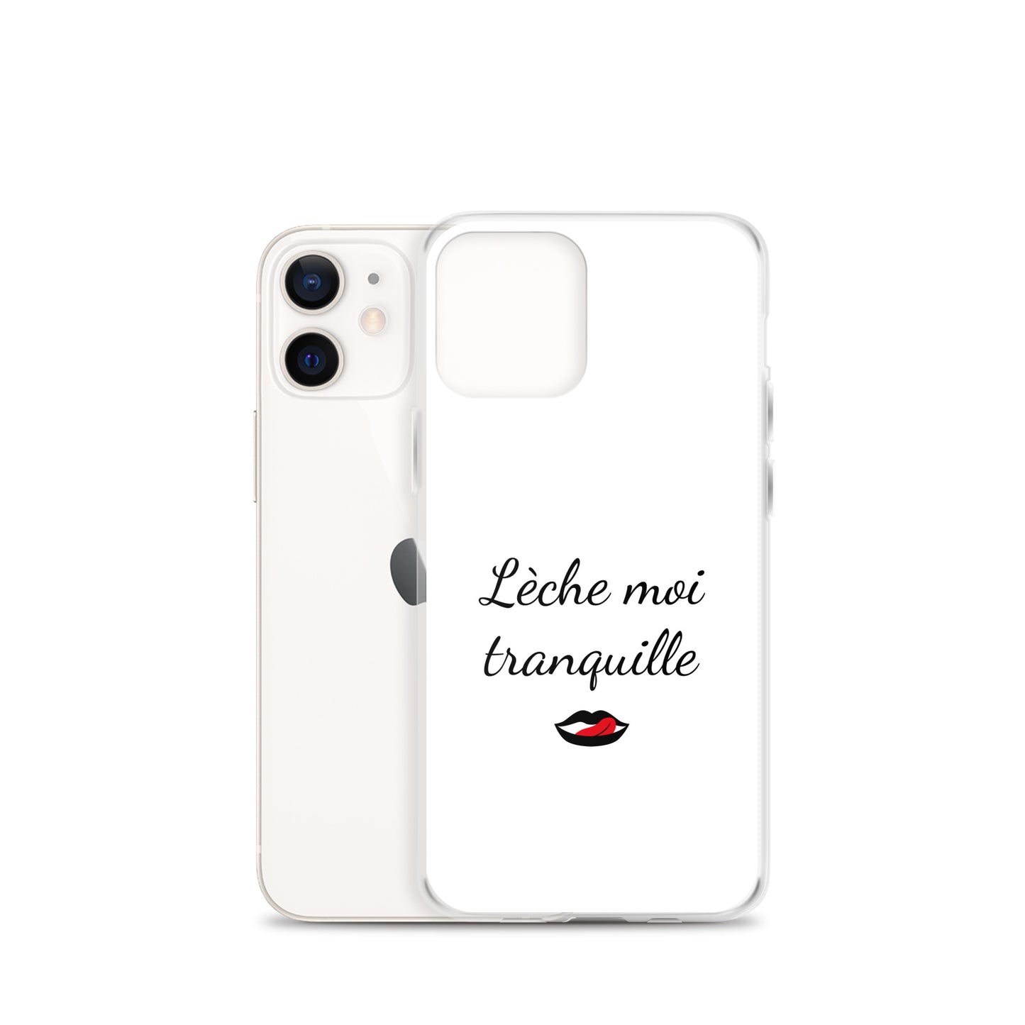 Coque iPhone Lèche moi tranquille - Sedurro