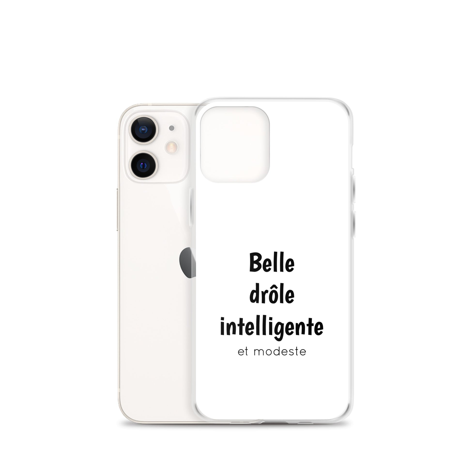 Coque iPhone Belle drôle intelligente et modeste - Sedurro