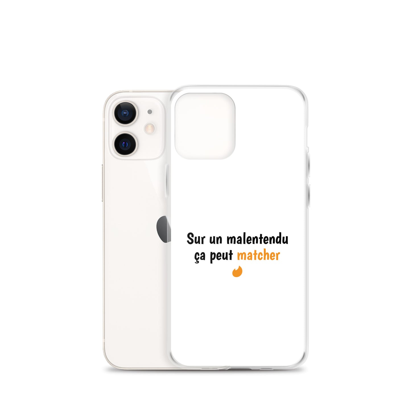 Coque iPhone Sur un malentendu ça peut matcher - Sedurro