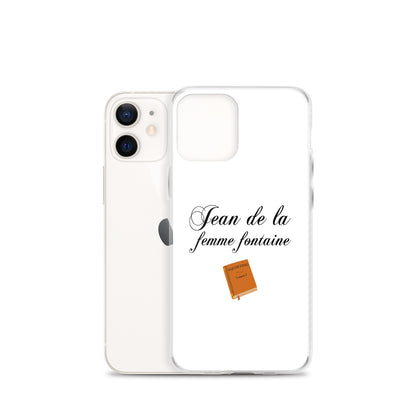 Coque iPhone Jean de la femme fontaine - Sedurro