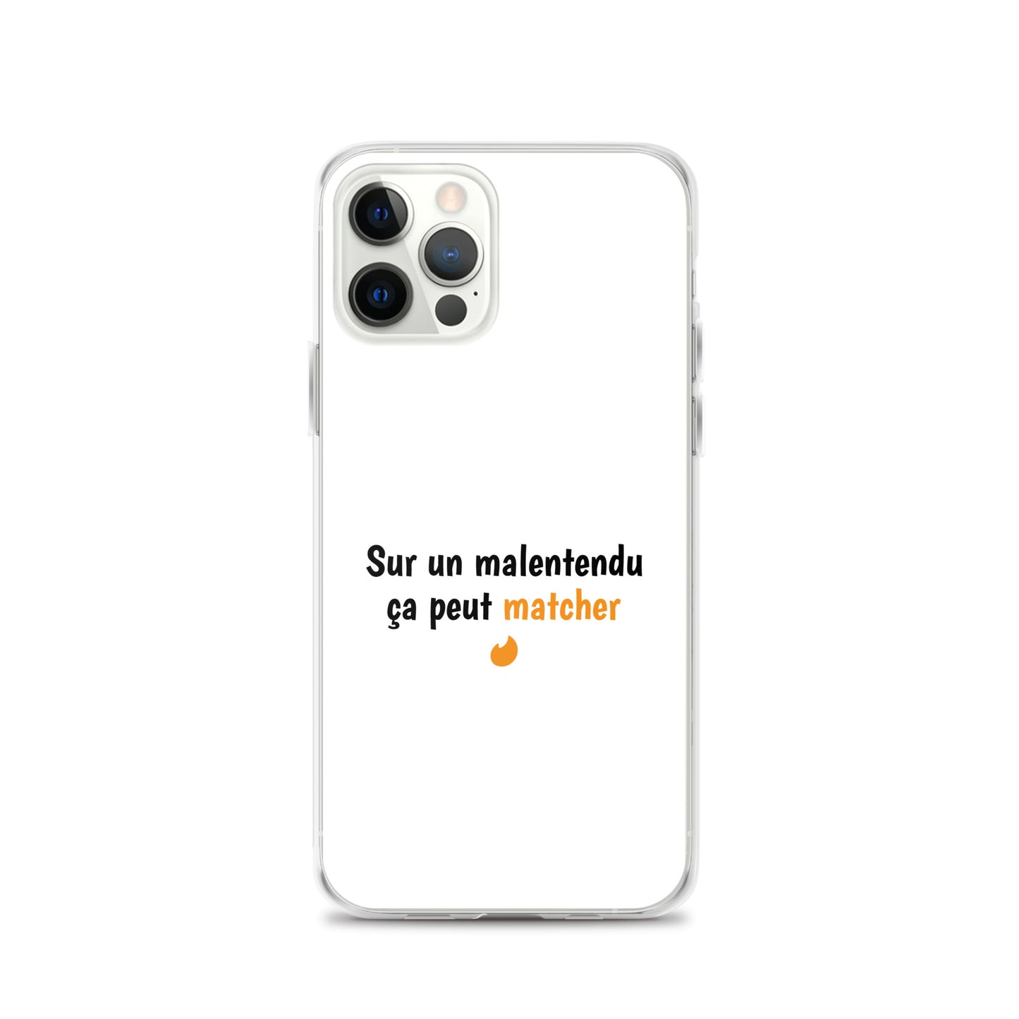 Coque iPhone Sur un malentendu ça peut matcher - Sedurro