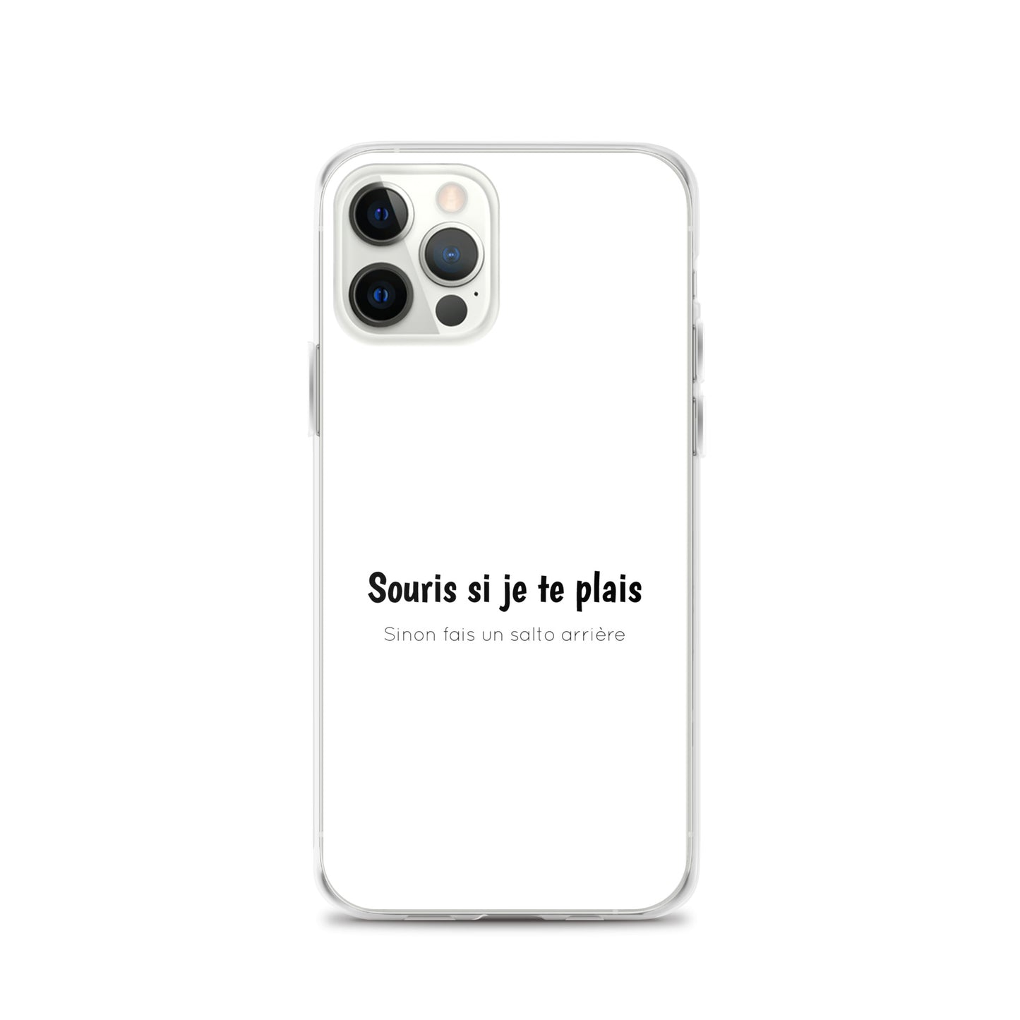 Coque iPhone Souris si je te plais sinon fais un salto arrière - Sedurro