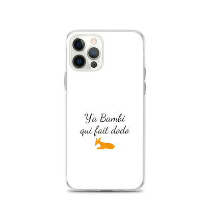 Coque iPhone Y'a bambi qui fait dodo - Sedurro